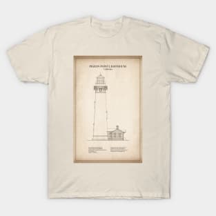 Pigeon Point Lighthouse - California - SD T-Shirt